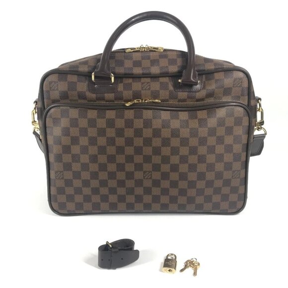 LOUIS VUITTON N23252 Damier Ikar Bag Tote Bag Briefcase 2WAY Bag Shoulder Bag - Picture 1 of 16